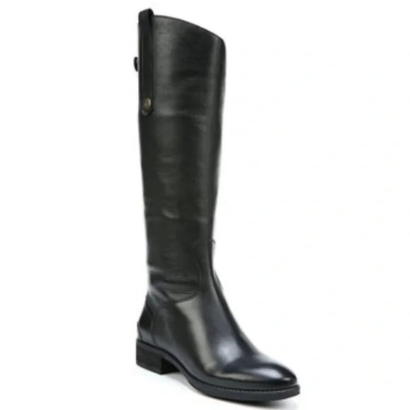 Sam Edelman Penny2 Wide Calf Leather Riding Boot New Size 6 - Picture 2 of 14